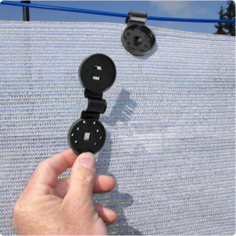 50pcs Plastic Clips Windproof Plastic Clips Awning Attachment Shade Nets Holding Clips for Pool Garden Flower Plants
